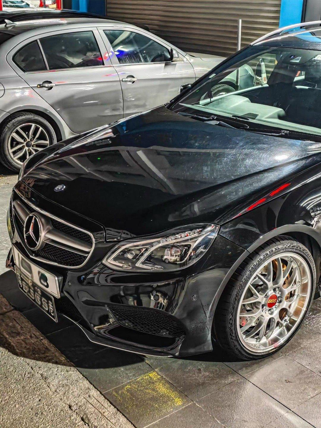 奔驰E250旅行 完工案例全新BBS  RSGT 19寸 上车搭配马牌SC7 2