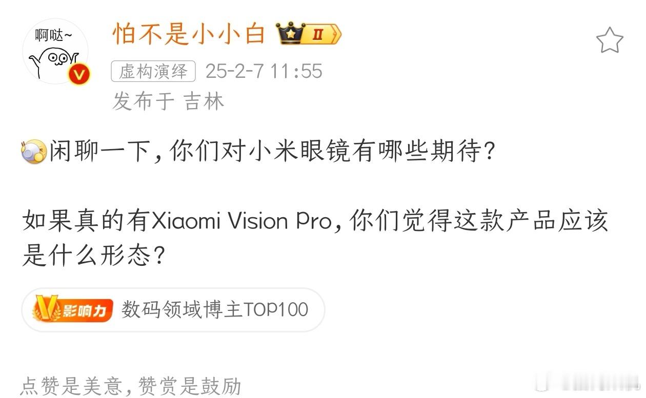 Xiaomi Vision Pro味太冲了既然叫 Vision Pro，那就先解