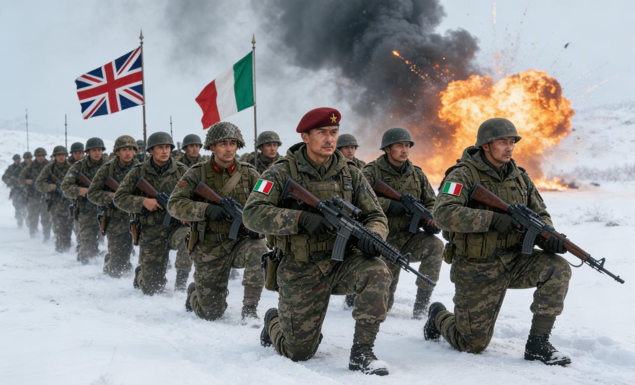 惊！
十国联军……
 
当地时间12月15日，德国、法国、英国等10国，及欧盟领