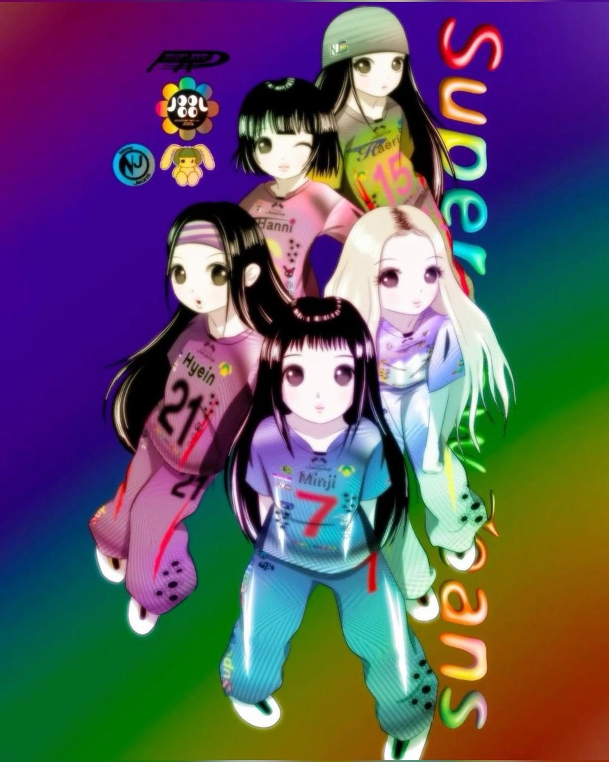 欣赏NewJeans的艺术品 