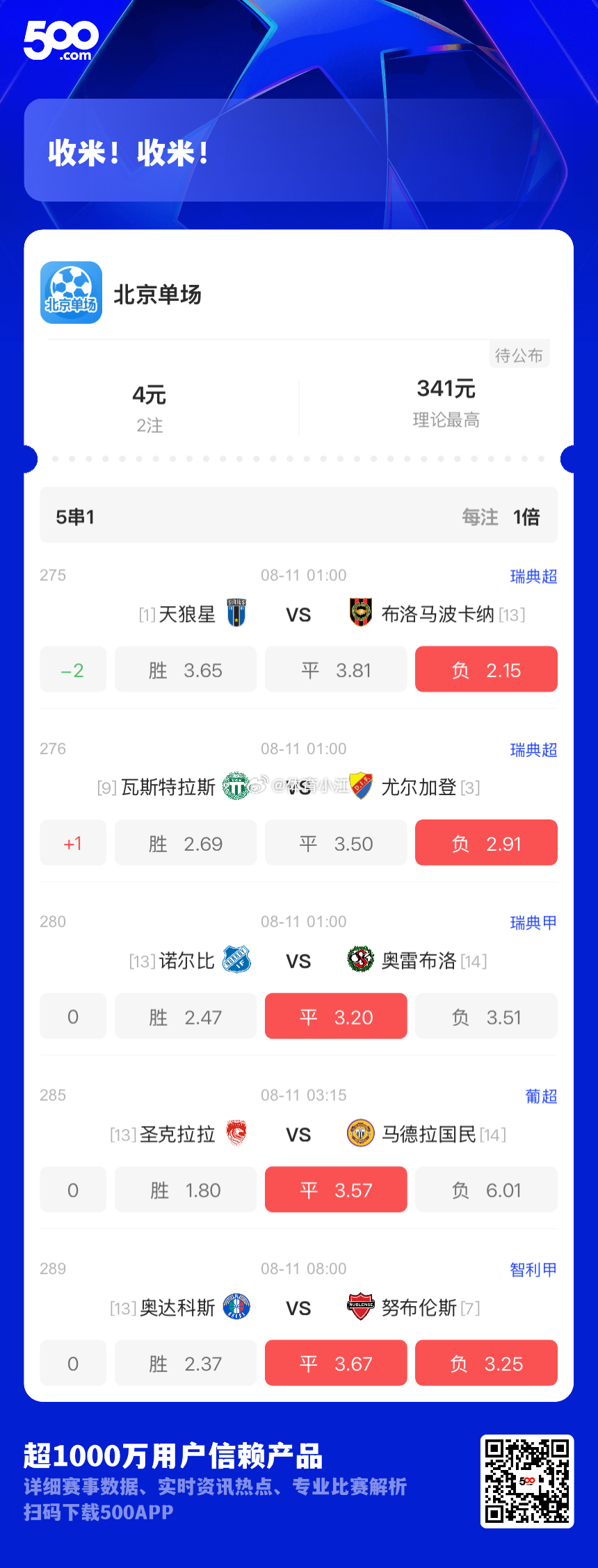 单场测试中，兄弟们理性参考足球