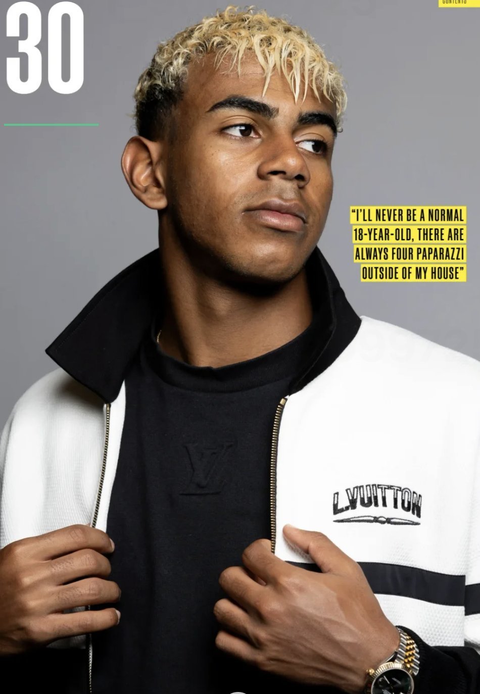 亚马尔已向欧盟知识产权局注册了七项商标，有效期至2035年，涵盖服装、足球、耳机