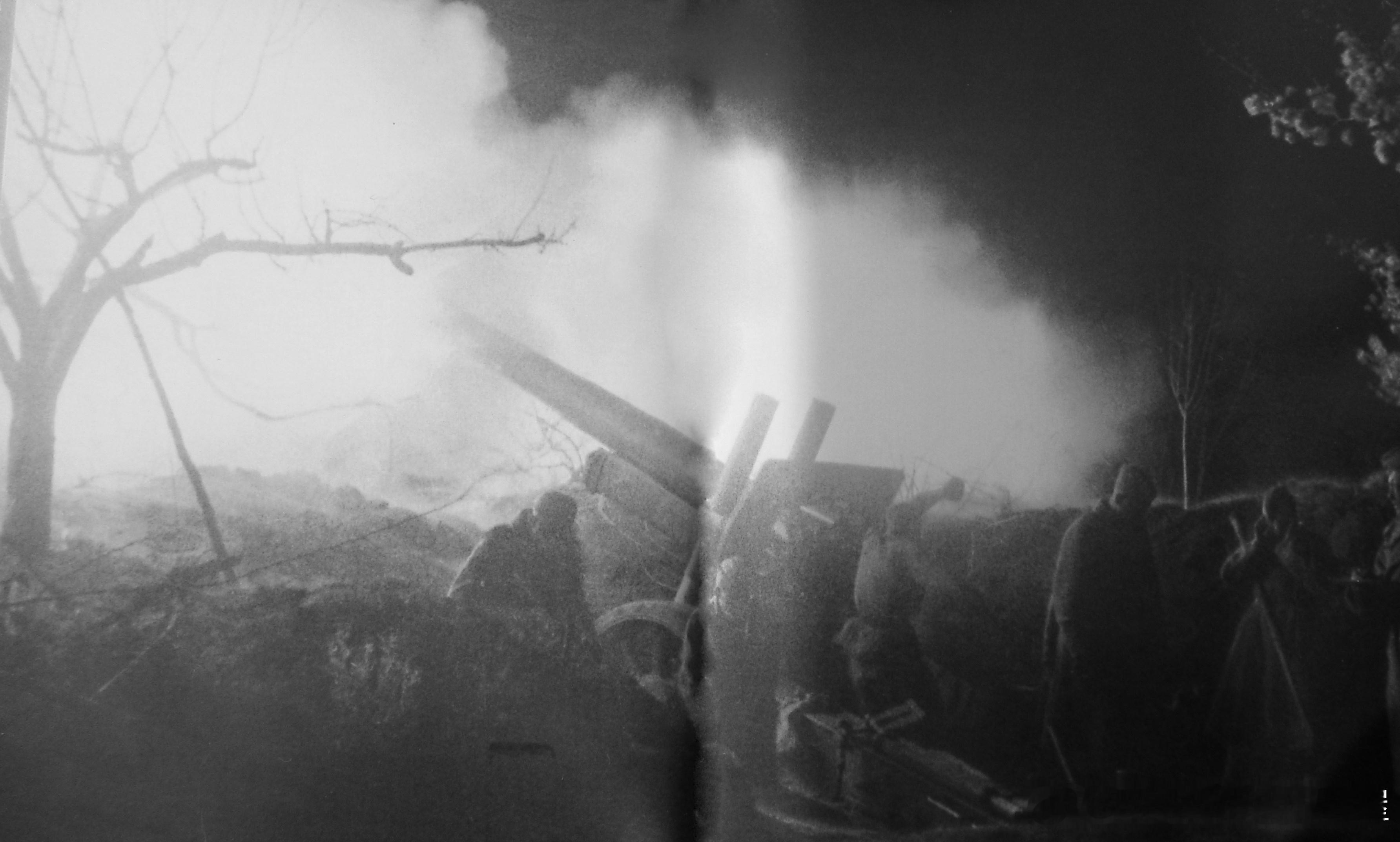 1944年4-5月乌克兰第3方面军第6集团军近卫炮兵第103团9连МЛ-20型1