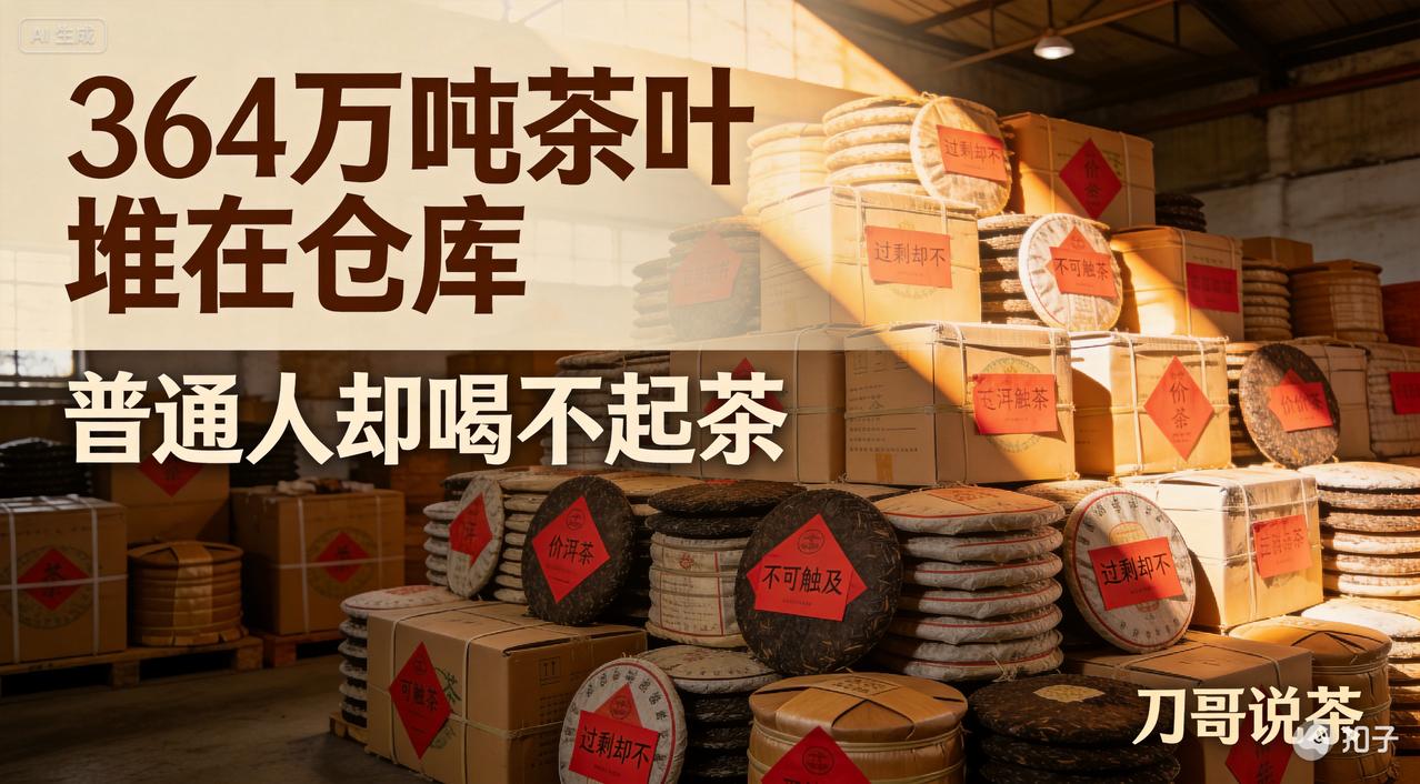 全国每年产364万吨茶叶，国内只卖掉237万吨，上百万吨堆在仓库。
但你以为茶叶