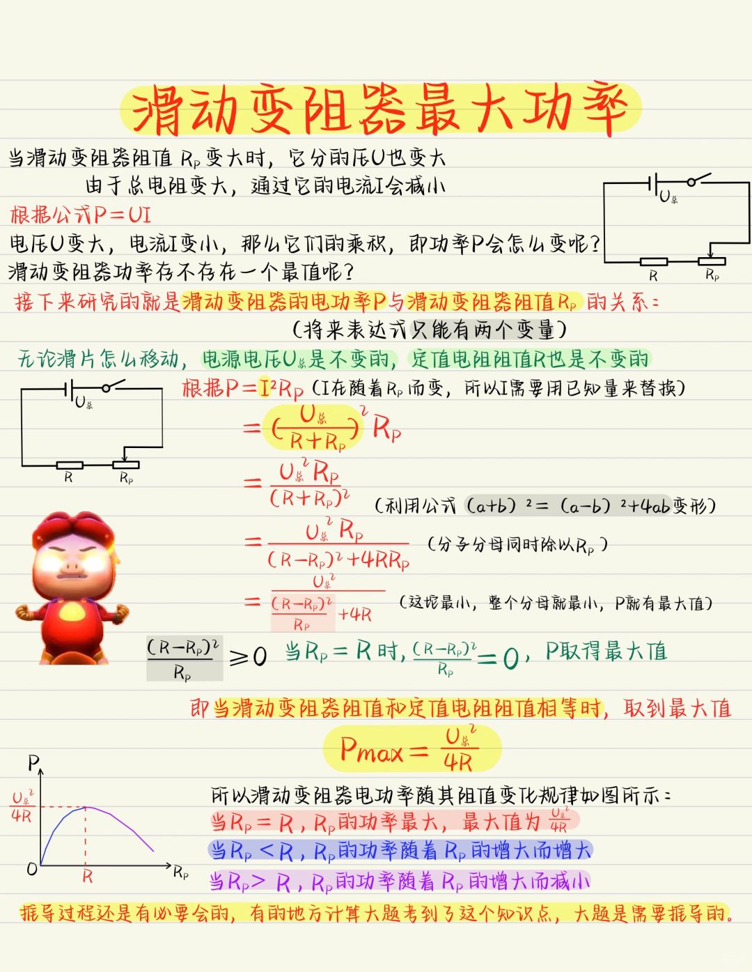 中考电学压轴：滑动变阻器的最大功率