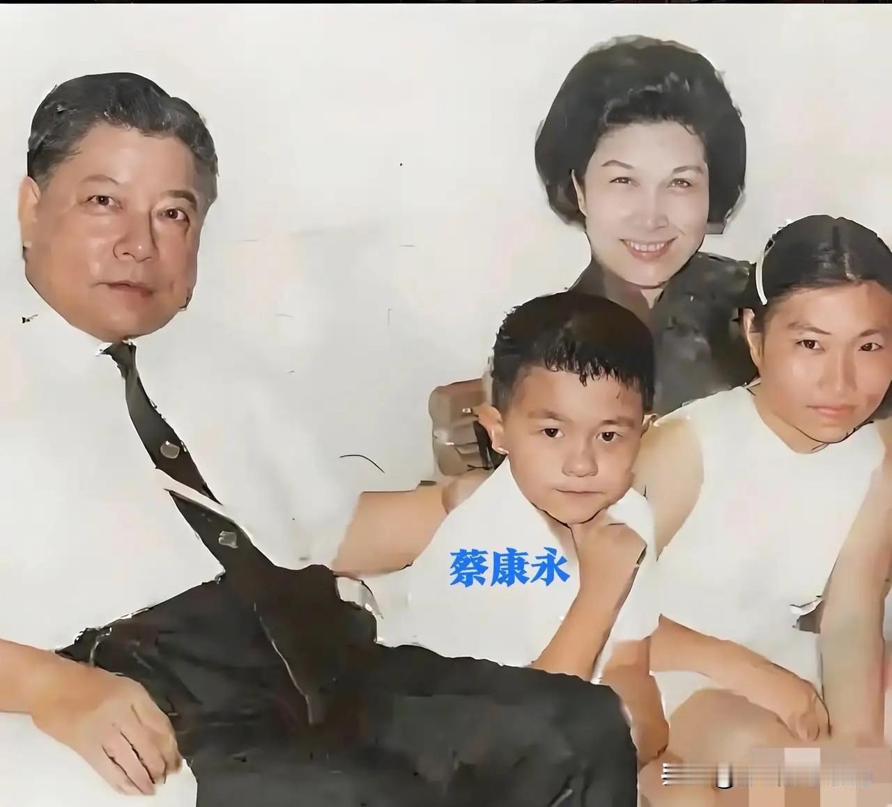 蔡康永从小就和母亲陈庆安的关系很客气、克制、疏离。

陈庆安虽然四十多岁才生下蔡