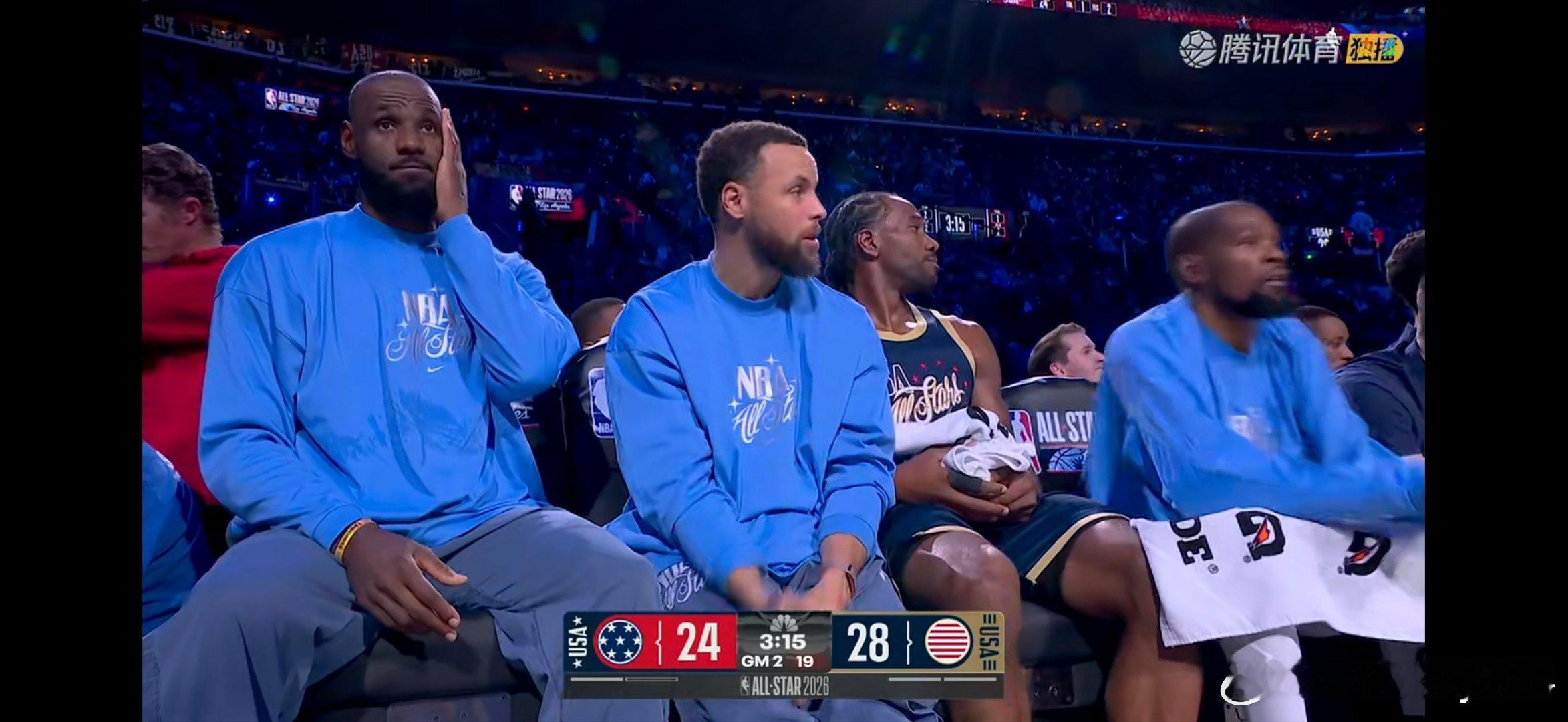 你别说，这真打的劲头起来，一节比赛的节奏还真快～看球2026nba全明星