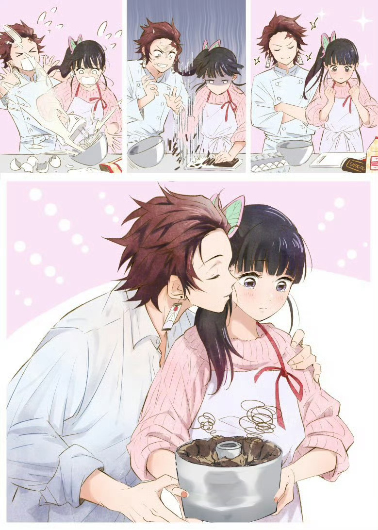 「鬼灭之刃」 灶门炭治郎×栗花落香奈乎 日常系列[哇][哇]TWI.san_mo