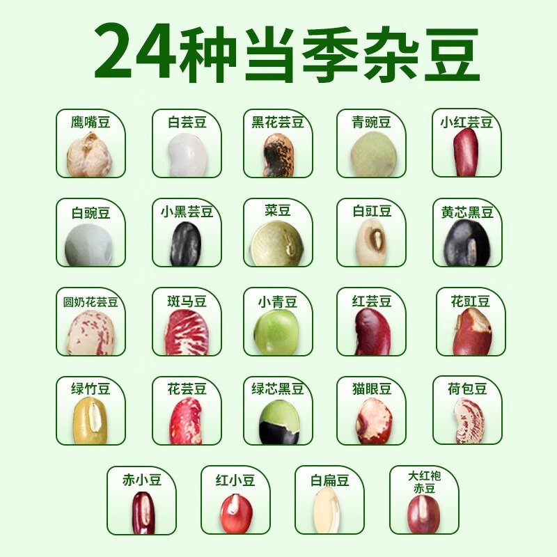 杂豆指除大豆（如黄豆、黑豆）之外的其他干豆，相比精米白面，杂豆能提供更多的蛋白质