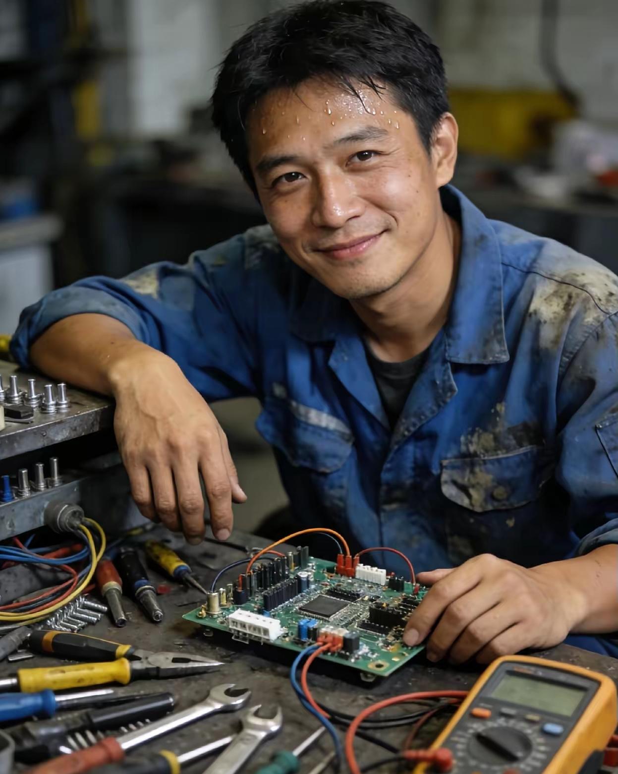 以前的工厂技工是个令人羡慕的职业！他们的工资地位比较高，爱岗敬业，责任心、归属感