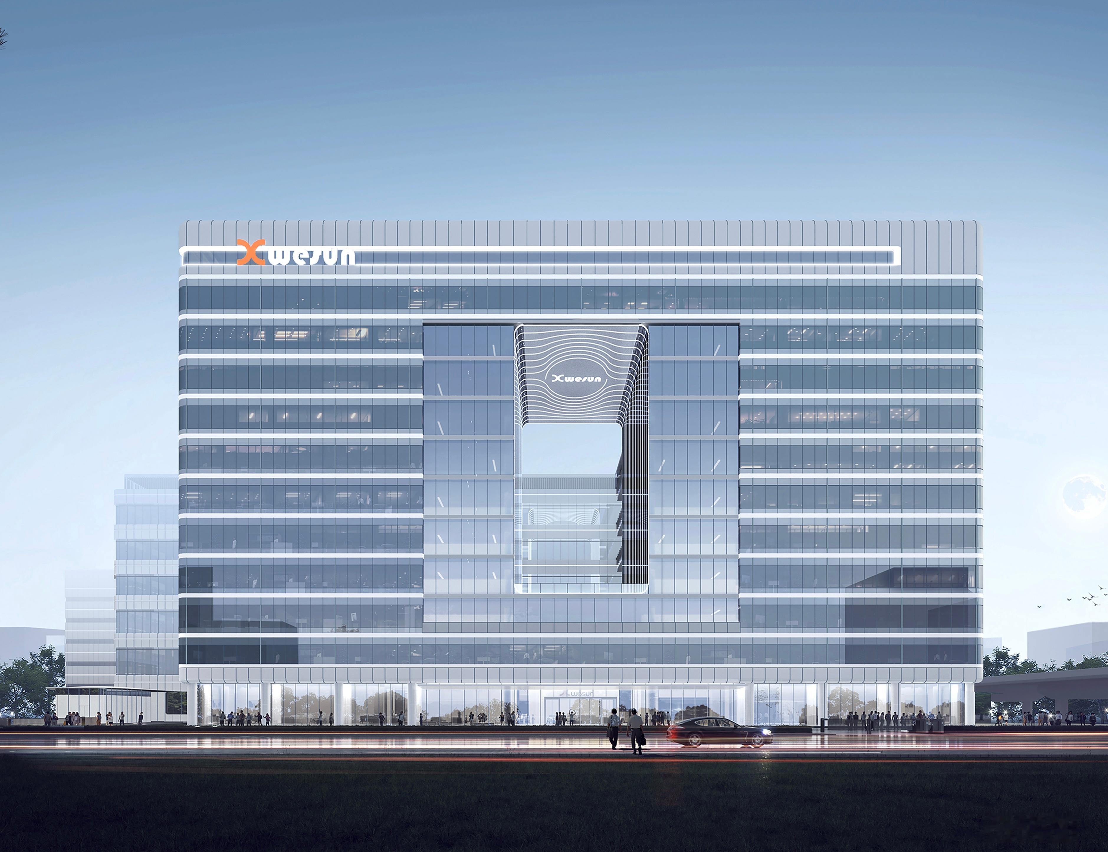 如通苏湖城际边的建筑。铁路时代来了。  ​​​