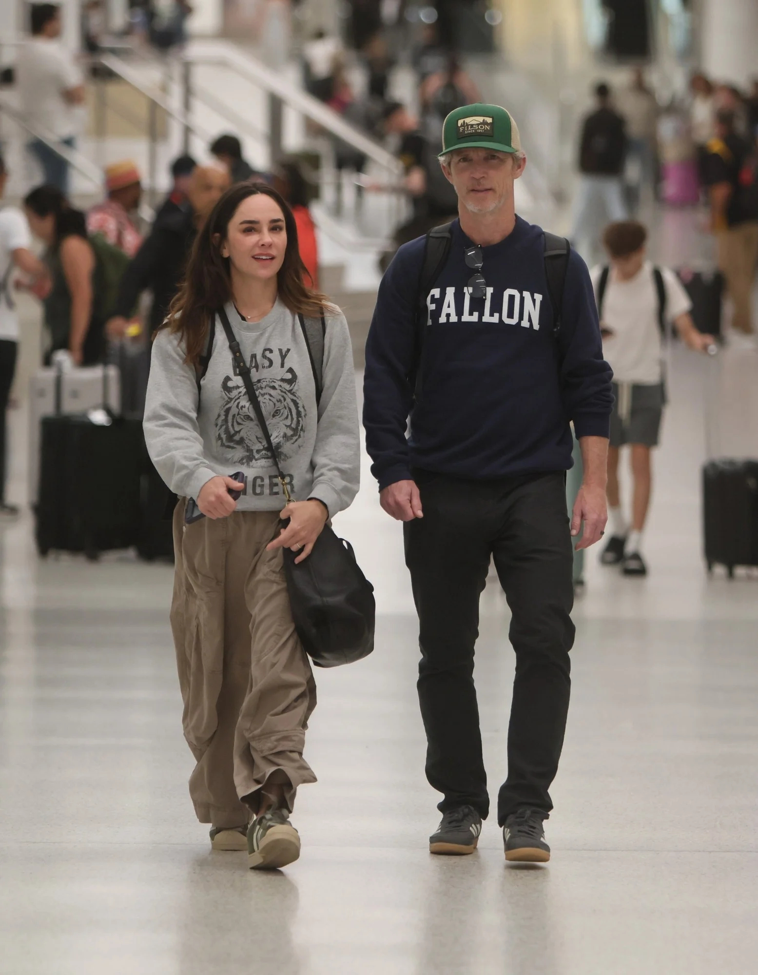 Shawn Hatosy和妻子Kelly Albanese 上周末在洛杉矶LAX