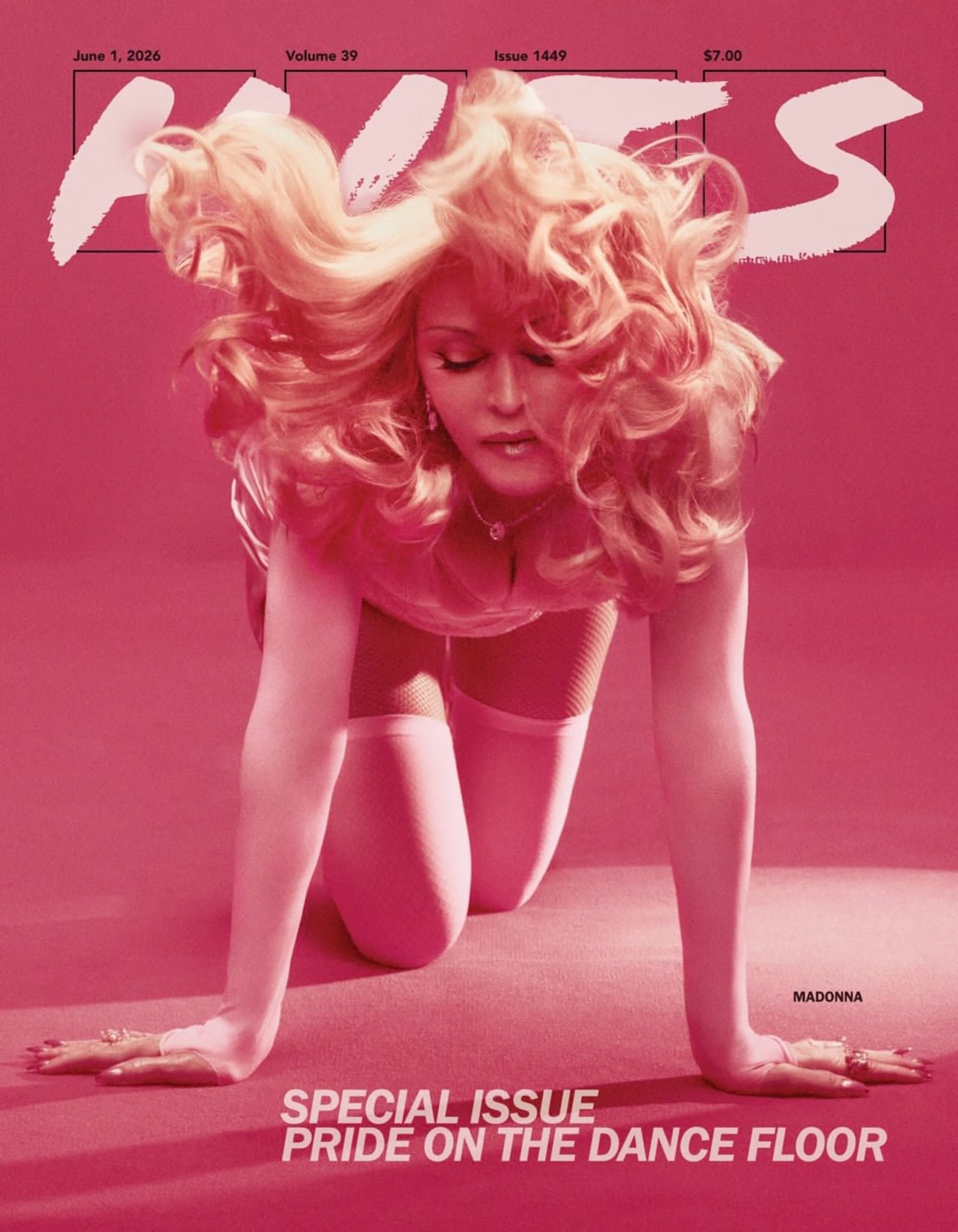 Madonna  Madonna登上新一期Hits Daily Double封面