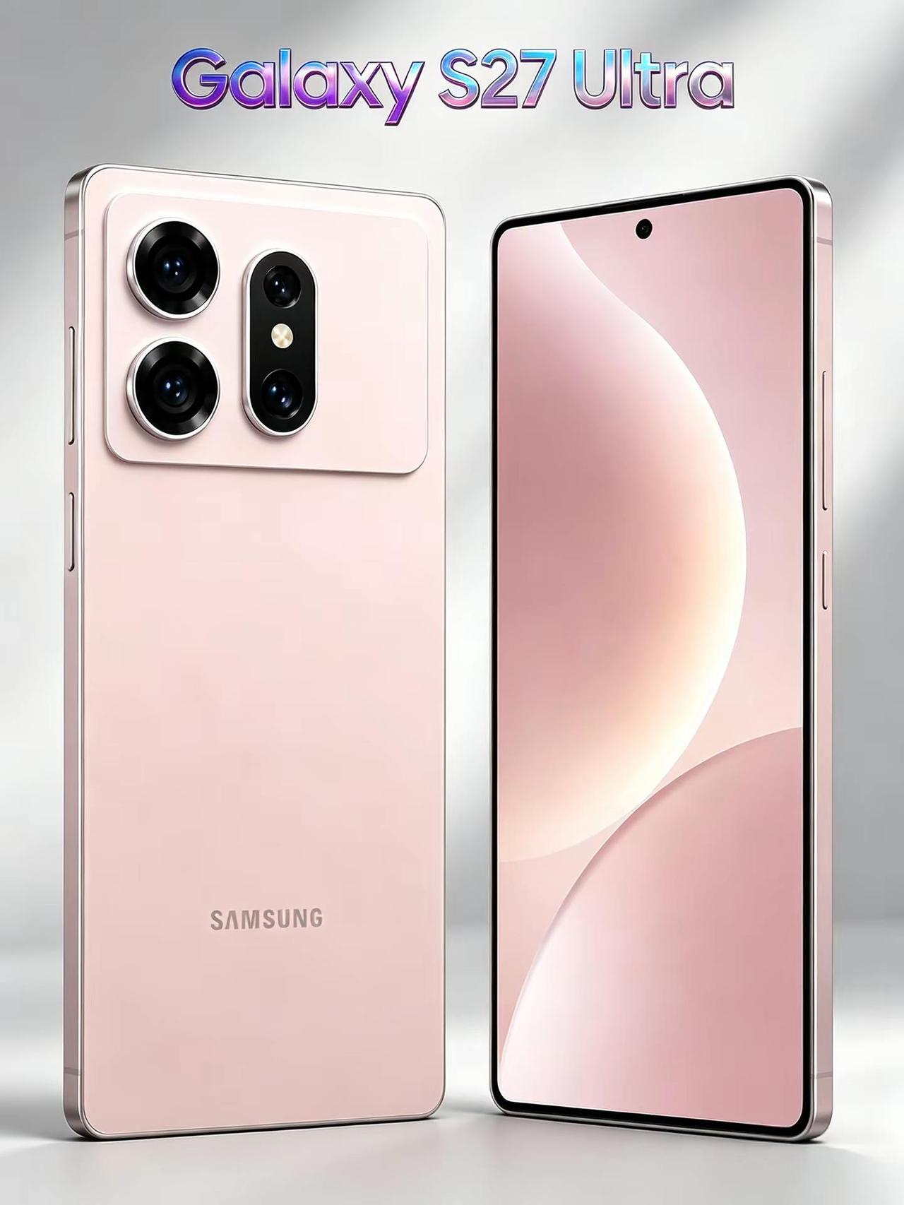 三星Galaxy S27 Ultra.OPPO家的丑设计师跑三星了吗？这谁受得了