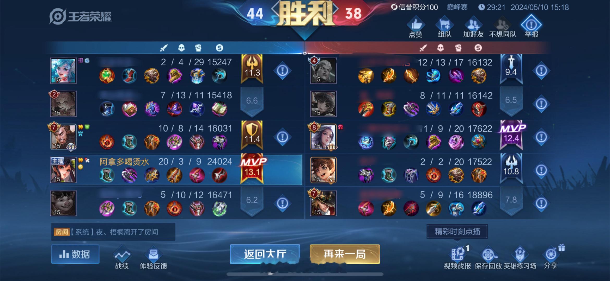这个安琪拉一直在辱骂猪八戒，她跟朵莉亚程咬金一直在打团，不管兵线就是爱打团，我一