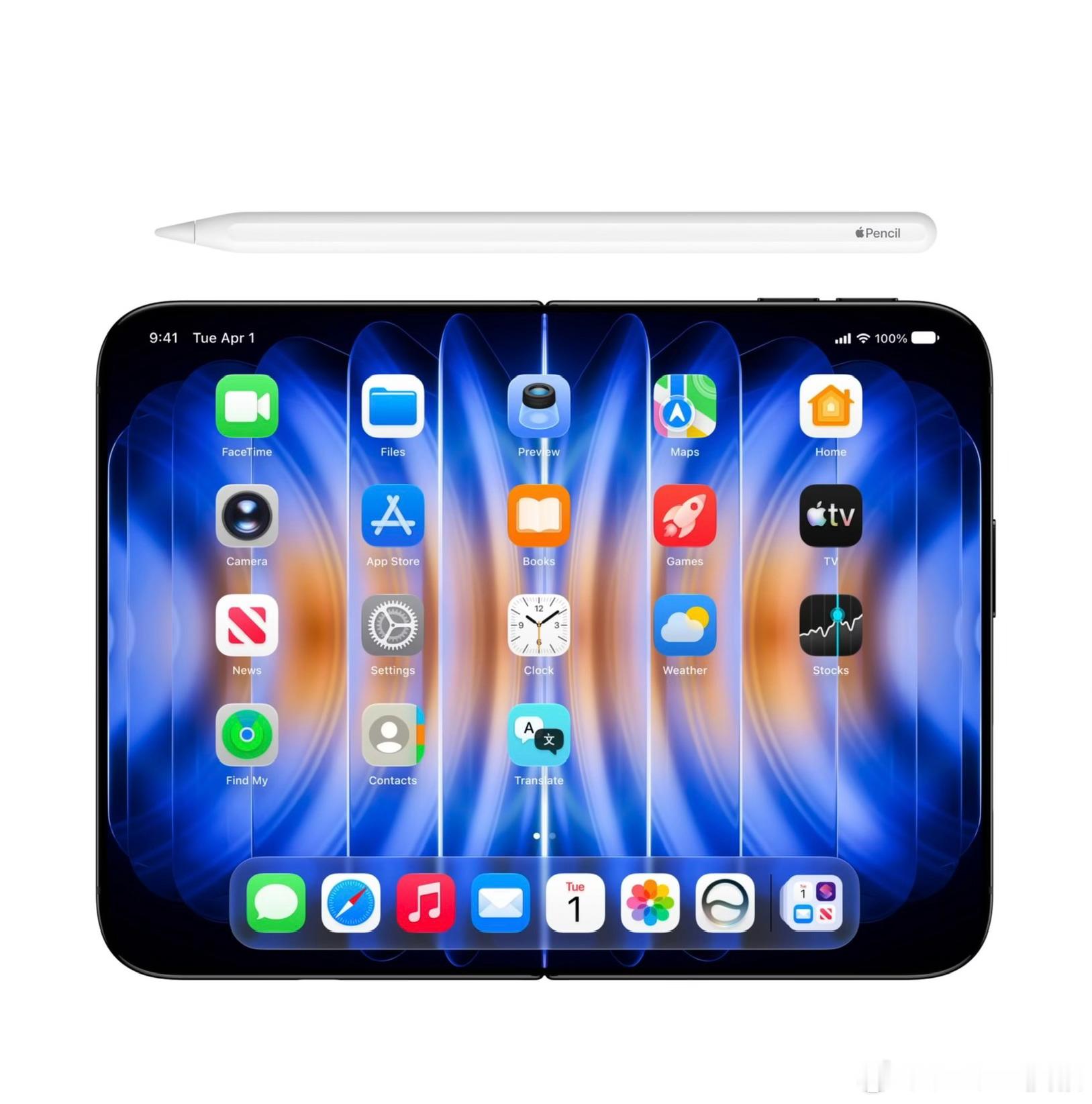 什么，苹果原本也为iPhone折叠屏提供了专用手写笔的，比Apple Penci