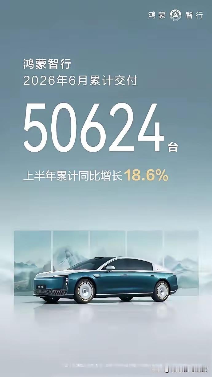 今年看来还是问界销量最好
总体的鸿蒙卖了50624辆，然后问界卖了30199，可