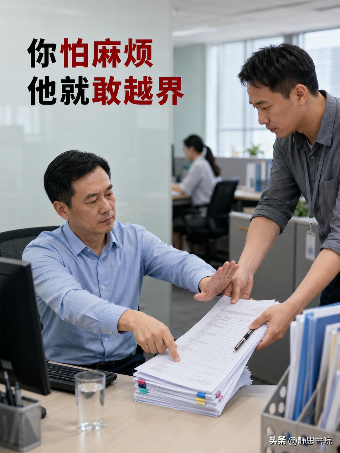 《资治通鉴》：小人最喜欢找一种人——怕麻烦的人

“你顺手帮我签一下。”

“这