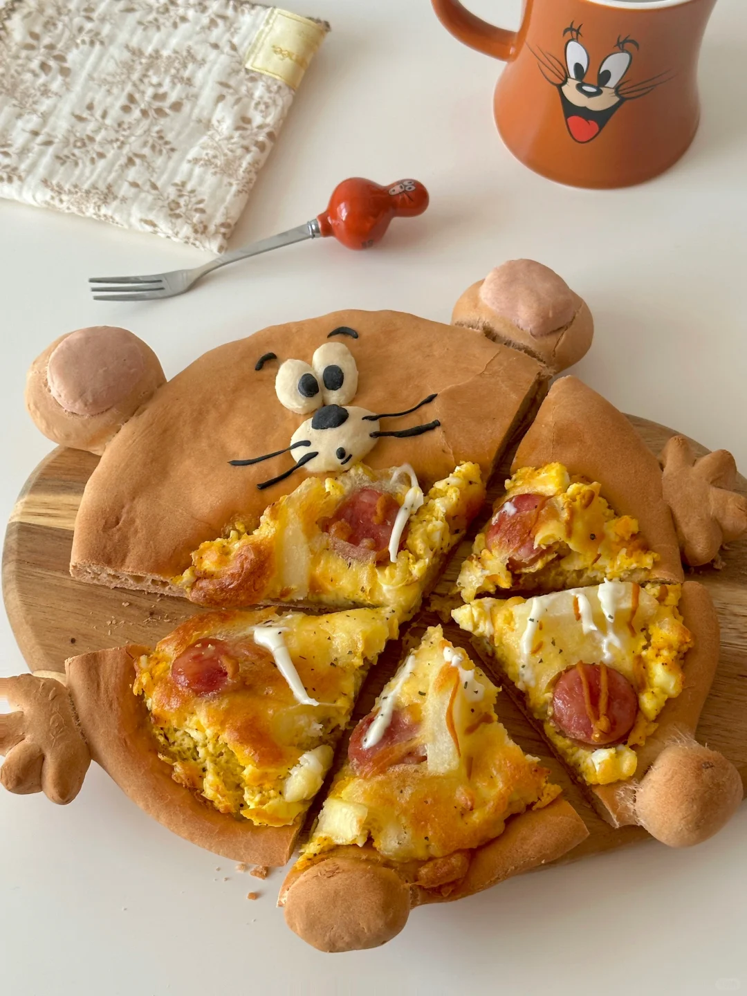 Jerry🧀芝士蛋黄酱粗薯披萨🍕