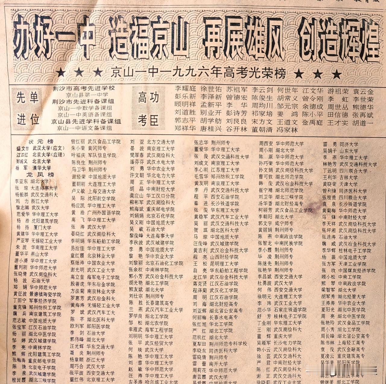 曾几何时，高考中榜的孩子是要登上报纸的，广而告之，天下皆知的。对比当下的高考，几
