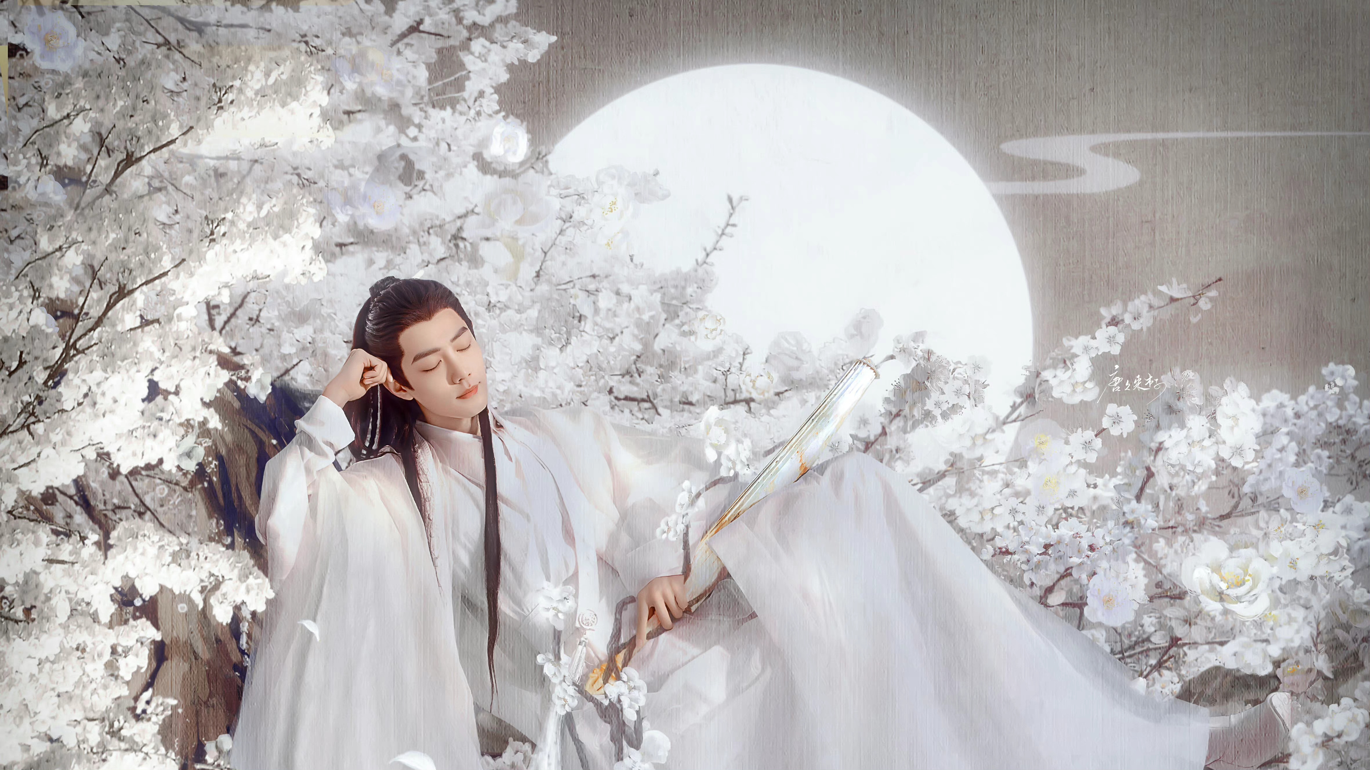 ♡⃝ 𝒍𝒐𝒗𝒆 ʚɞ ☽⋆❥ »» 时影真乃月下仙人！谪仙啊！太养眼了！