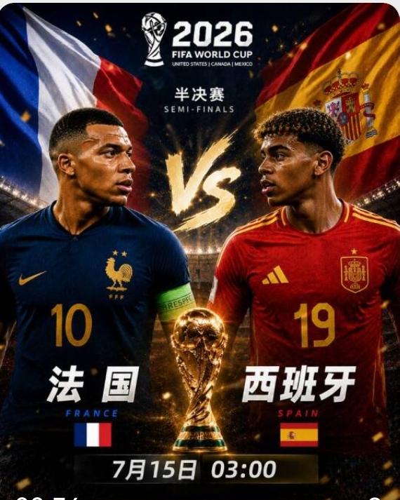 法国VS西班牙，史诗级对决，针尖对麦芒，市场低估了西班牙！
这是本届世界杯最吸引