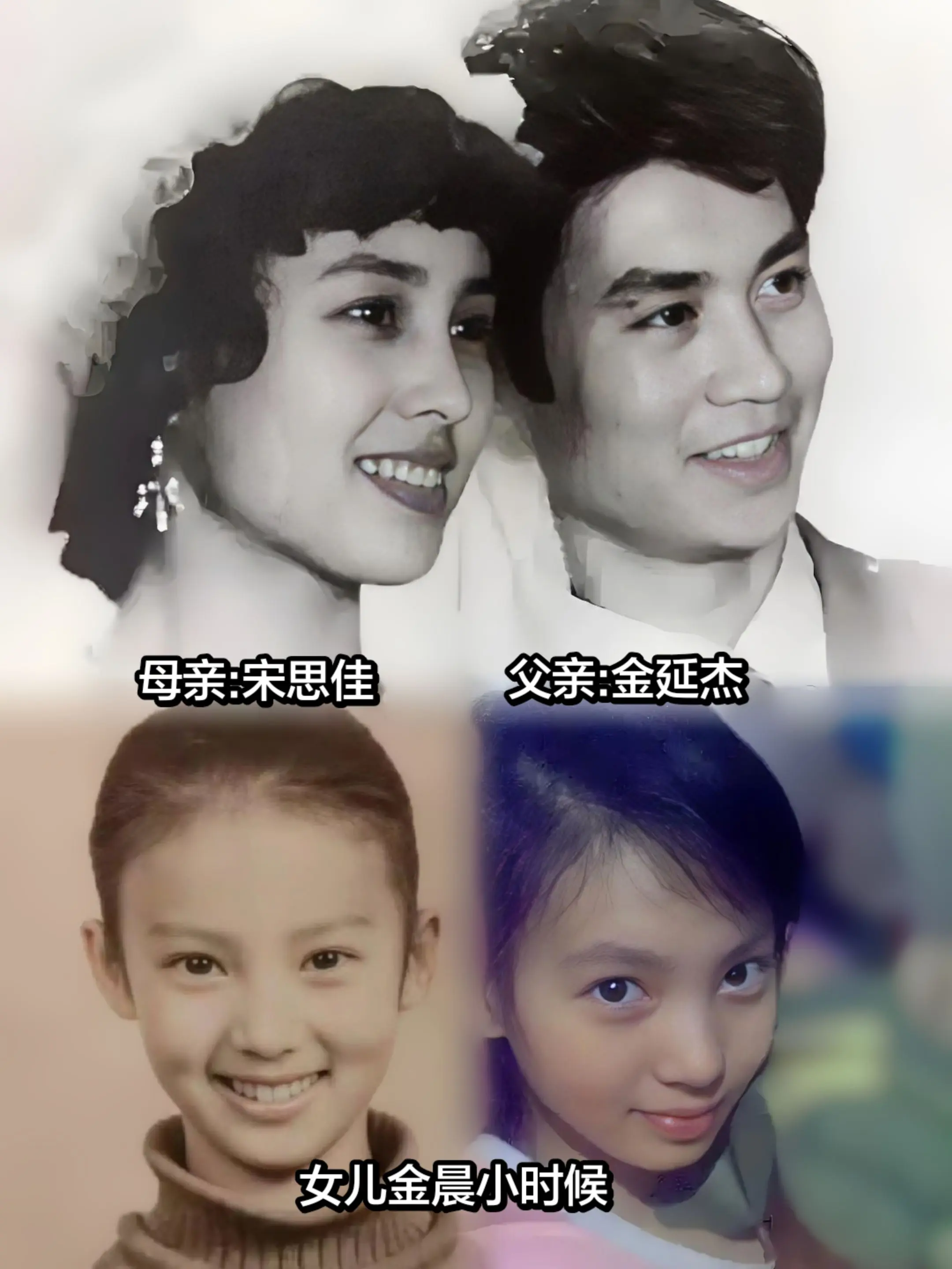 金晨：舞韵传家，父母是底气。金晨出身舞蹈世家，父母都是资深舞者。父亲金...