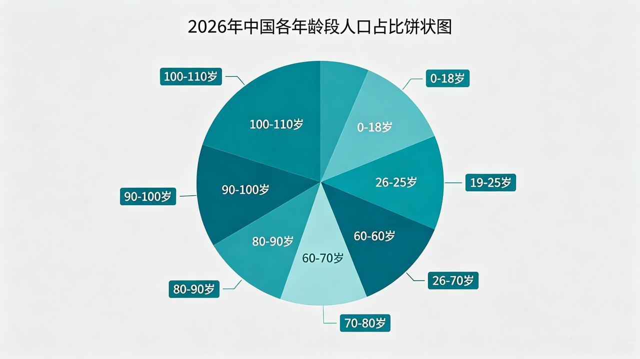 2026年中国人口逐岁分布表（0岁—110岁 完整版）
 
（单位：万人，按人口