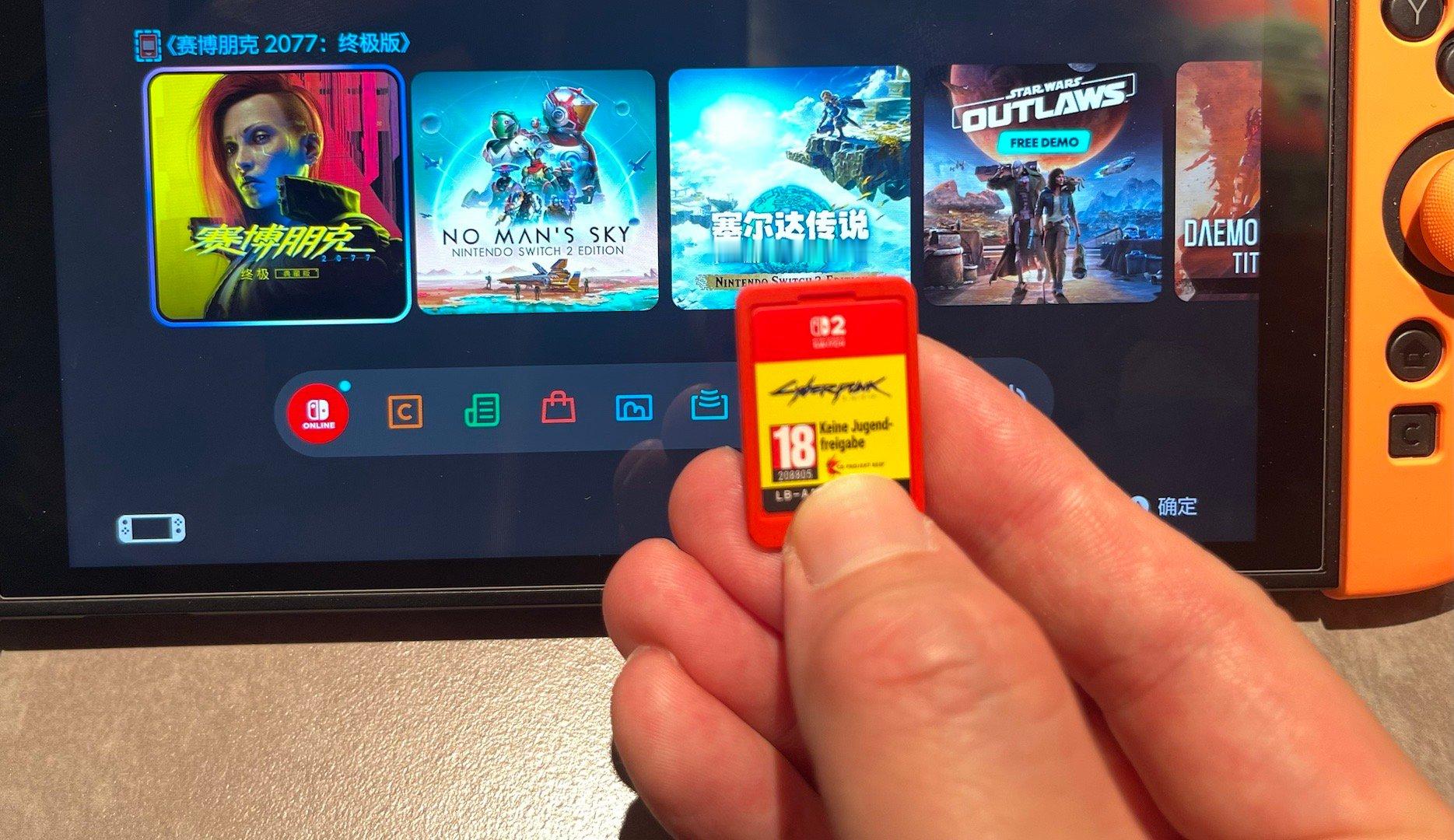 我一定是得了赛博精神病才会买ns2版赛博朋克，不过有一说一体感瞄准挺有意思的