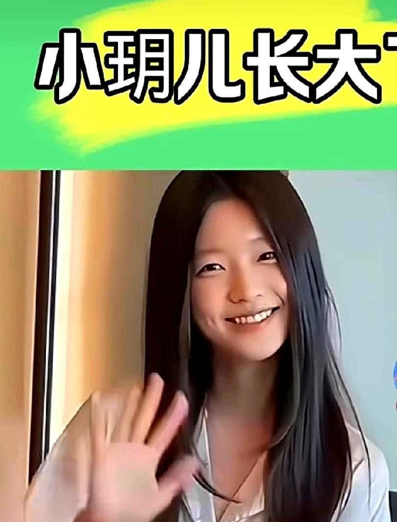 大S的女儿小月儿长大了，越来越漂亮，越来越像妈妈了。

这段描述将女儿的外貌神态