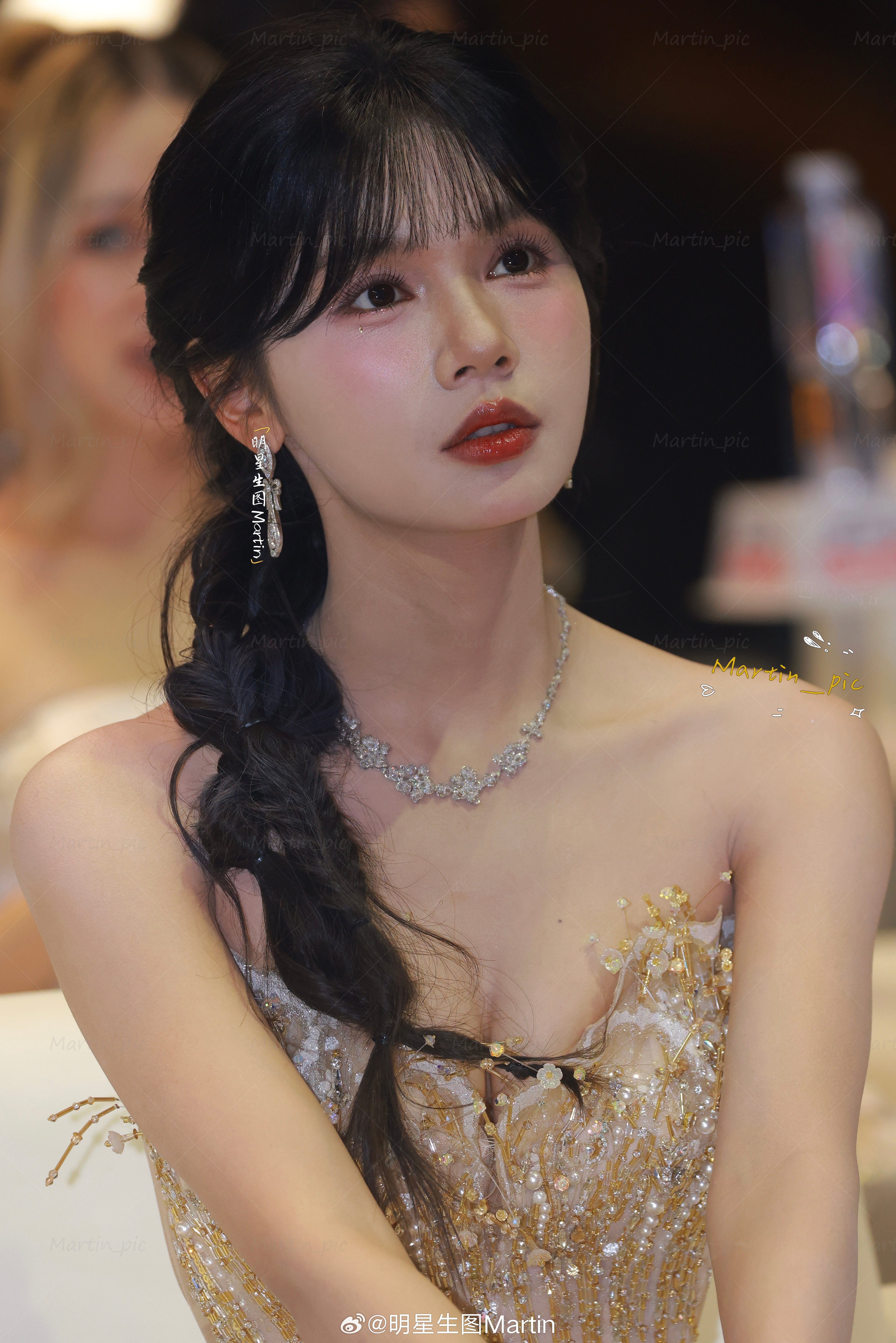 刘念 刘念微短剧品质盛典内场生图粉粉嫩嫩好可爱微短剧品质盛典