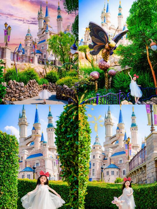 迪士尼夏日，带宝贝一秒入状态开心拍摄