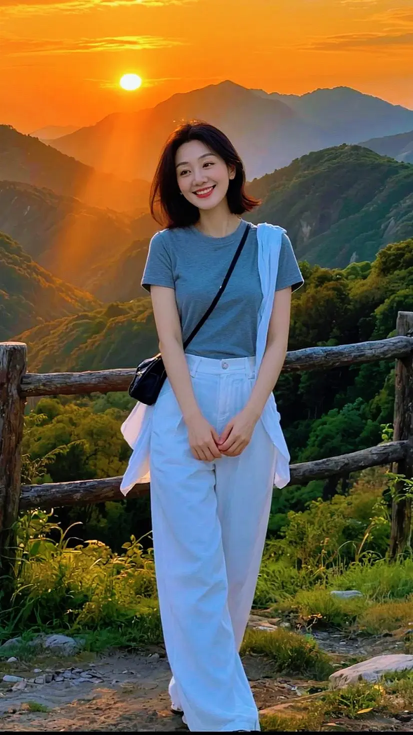 日暮氛围感自拍 ai创作 伙伴计划广告分成