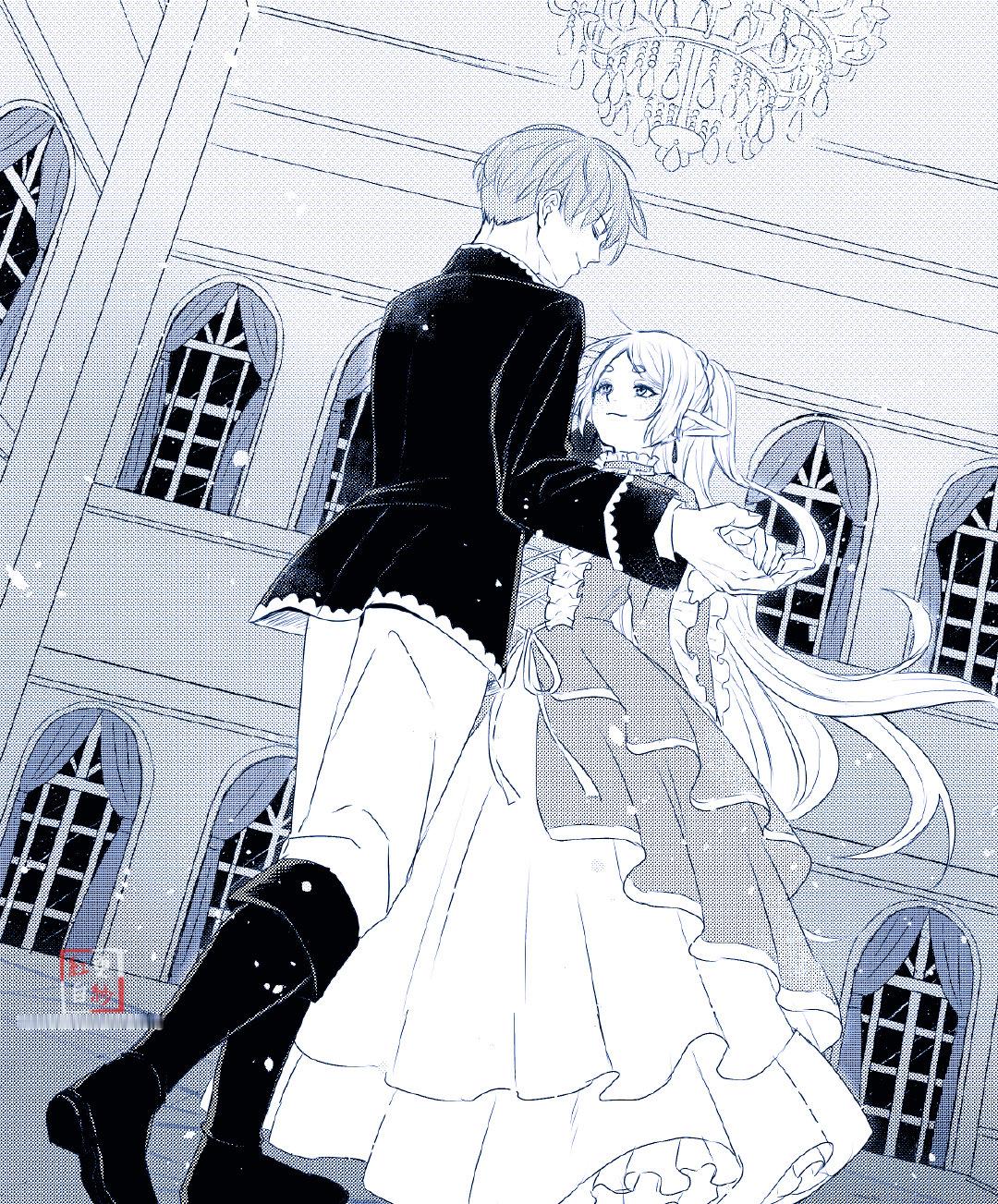 辛美尔与芙莉莲的円舞曲今天也是为辛芙小情侣流泪的一天[泪] 纯爱无敌！！ ​​​