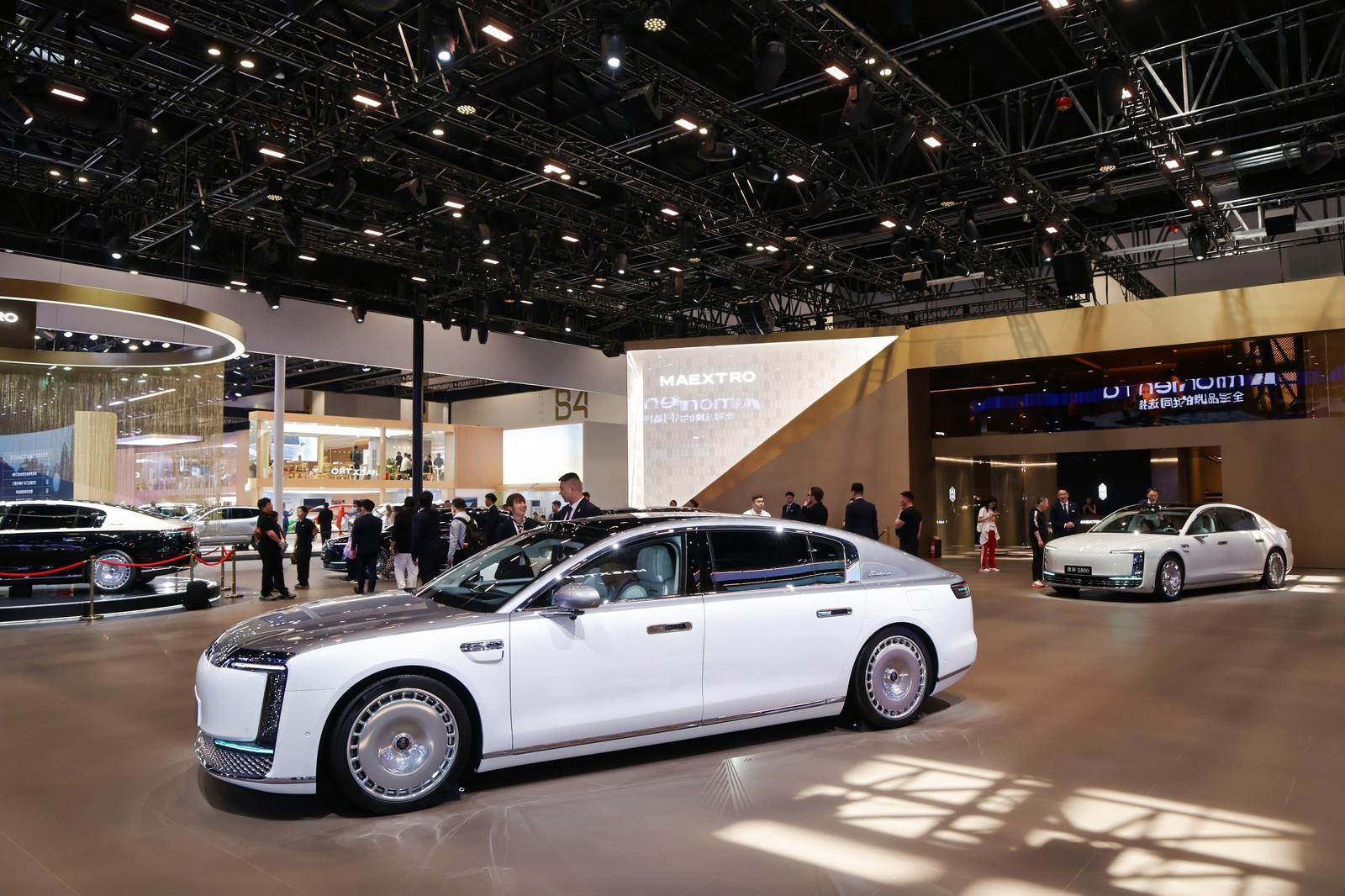 这次2026北京车展技术展示真的好多啊， 6颗激光雷达、自研5nm芯片、线控底盘