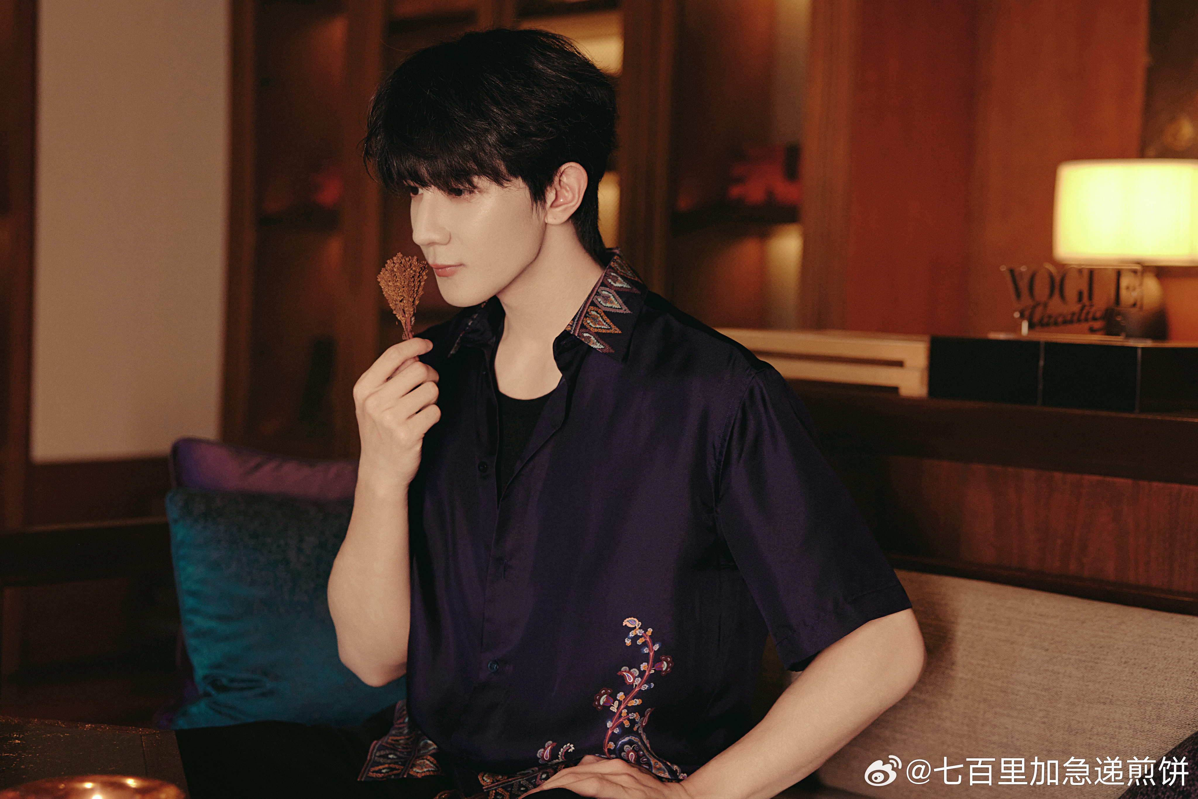 夏之光今天vogue造型出图，好贵公子啊 