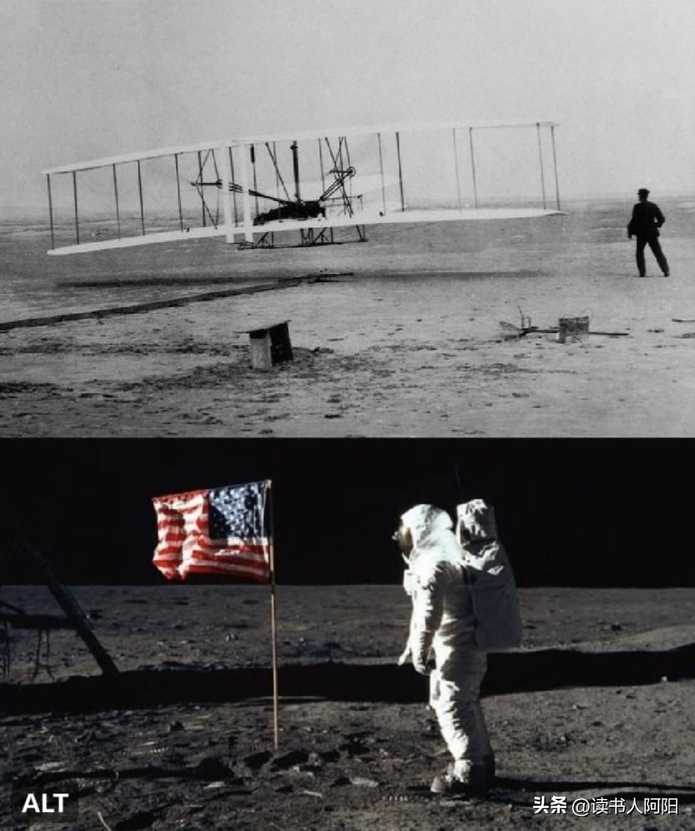 人类这一段时间发展的速度快的不可思议！
让你直观的感受一下吧！看下图！
从第一次