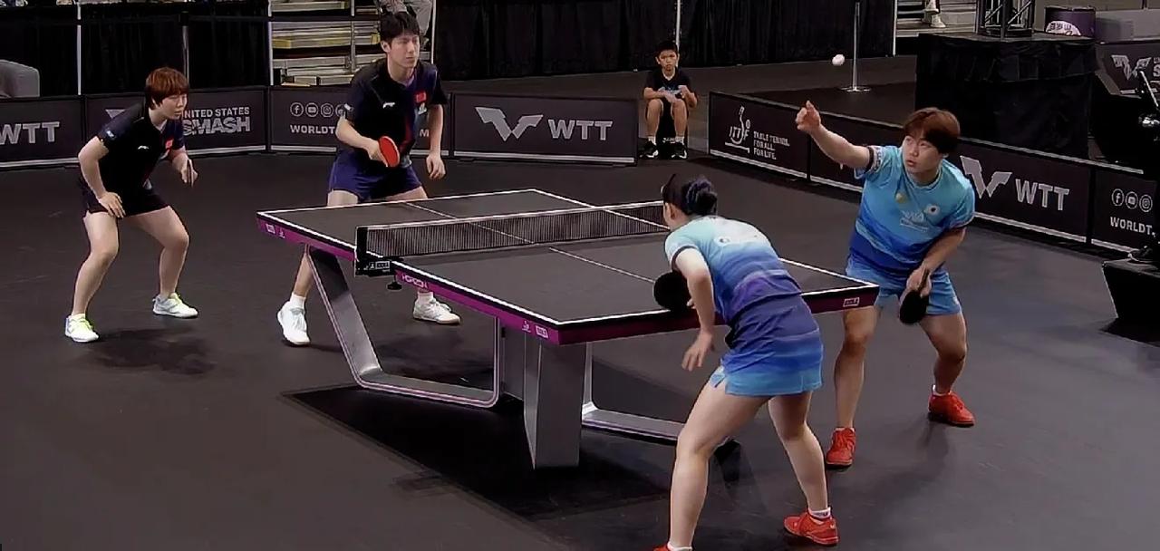 WTT美国大满贯混双1/4决赛：
温瑞博/蒯曼大比分3：1胜松岛辉空/张本美和，