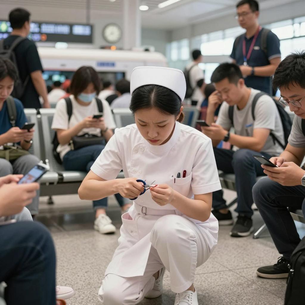 南京南站300秒：护士咬断美甲救人，这一幕看哭全网

2026年4月10日，南京