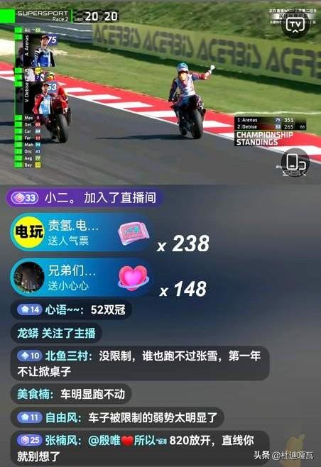 除了张雪机车的德比斯获得6个冠军之外，最耀眼的就是获得4个冠军的川崎车手阿尔科巴