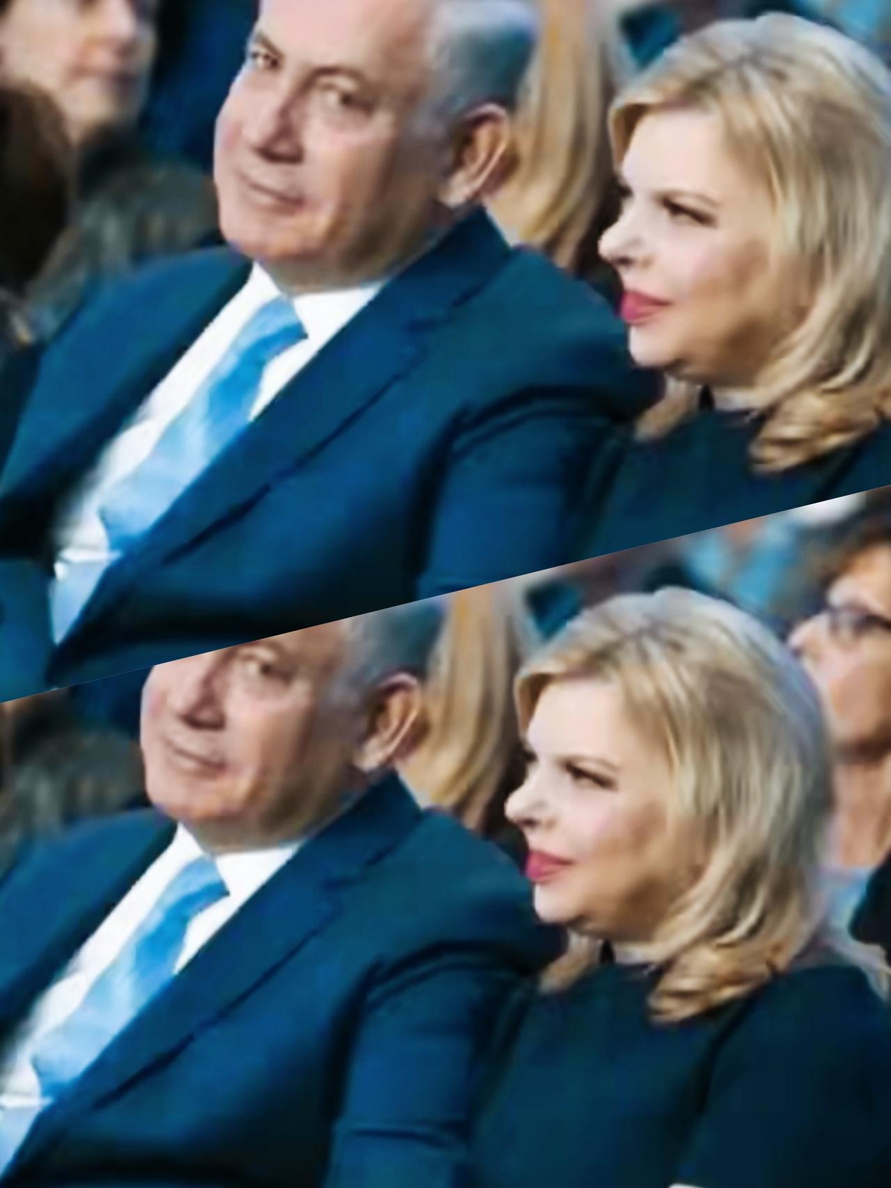 内塔尼亚胡独特的眼神是什么意思呢？
内塔尼亚胡的眼神在看什么呢？
内塔尼亚胡的眼