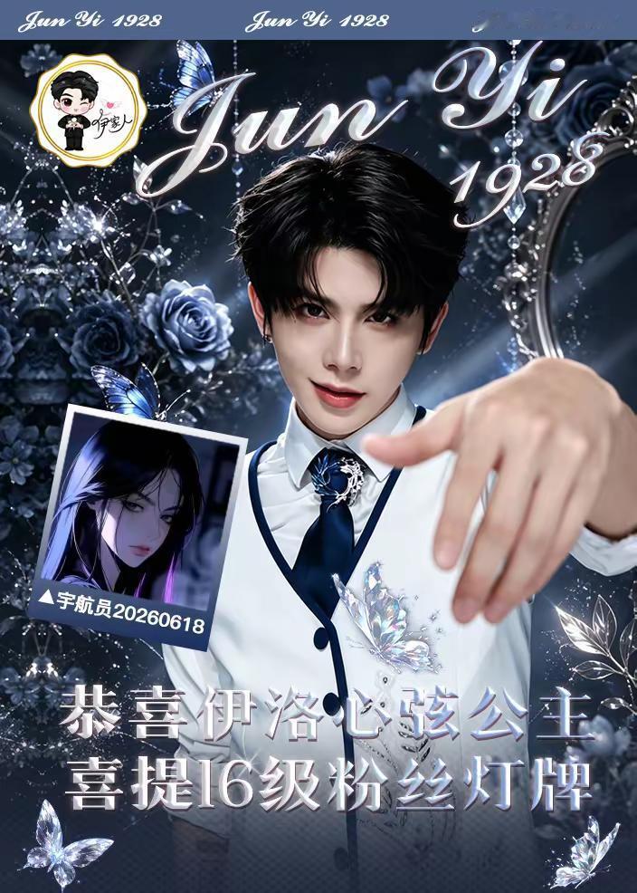 恭喜伊洛心弦公主荣升16级｜宇航员🪐愿安暖随行，万事舒心💓峻伊 伊92816