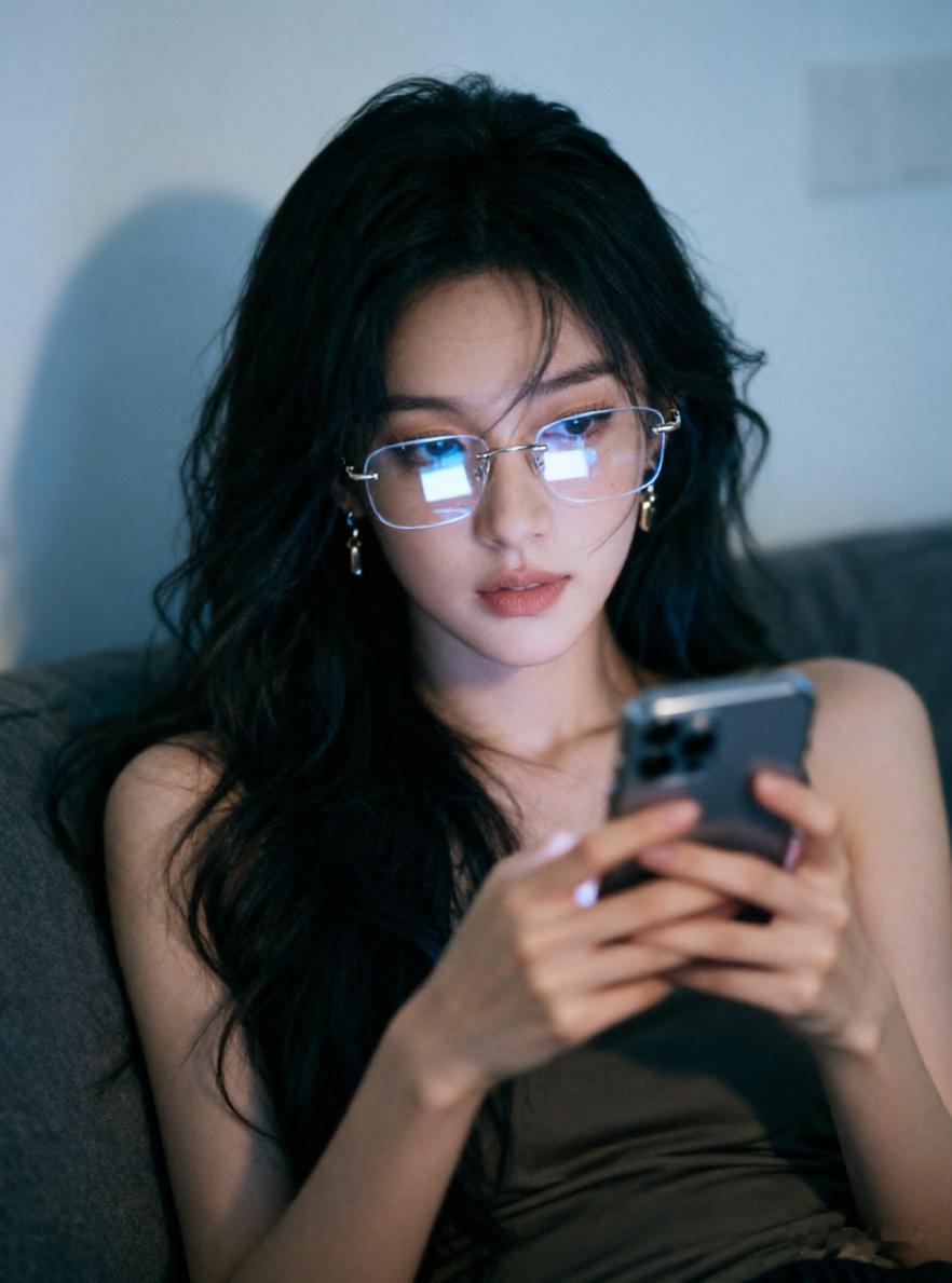 镜中人影动，屏上字如飞。