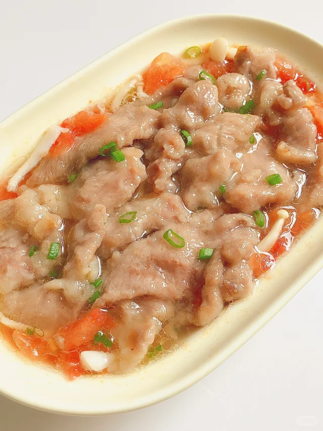 营养还是蒸的好，这个蒸肉片又嫩又下饭