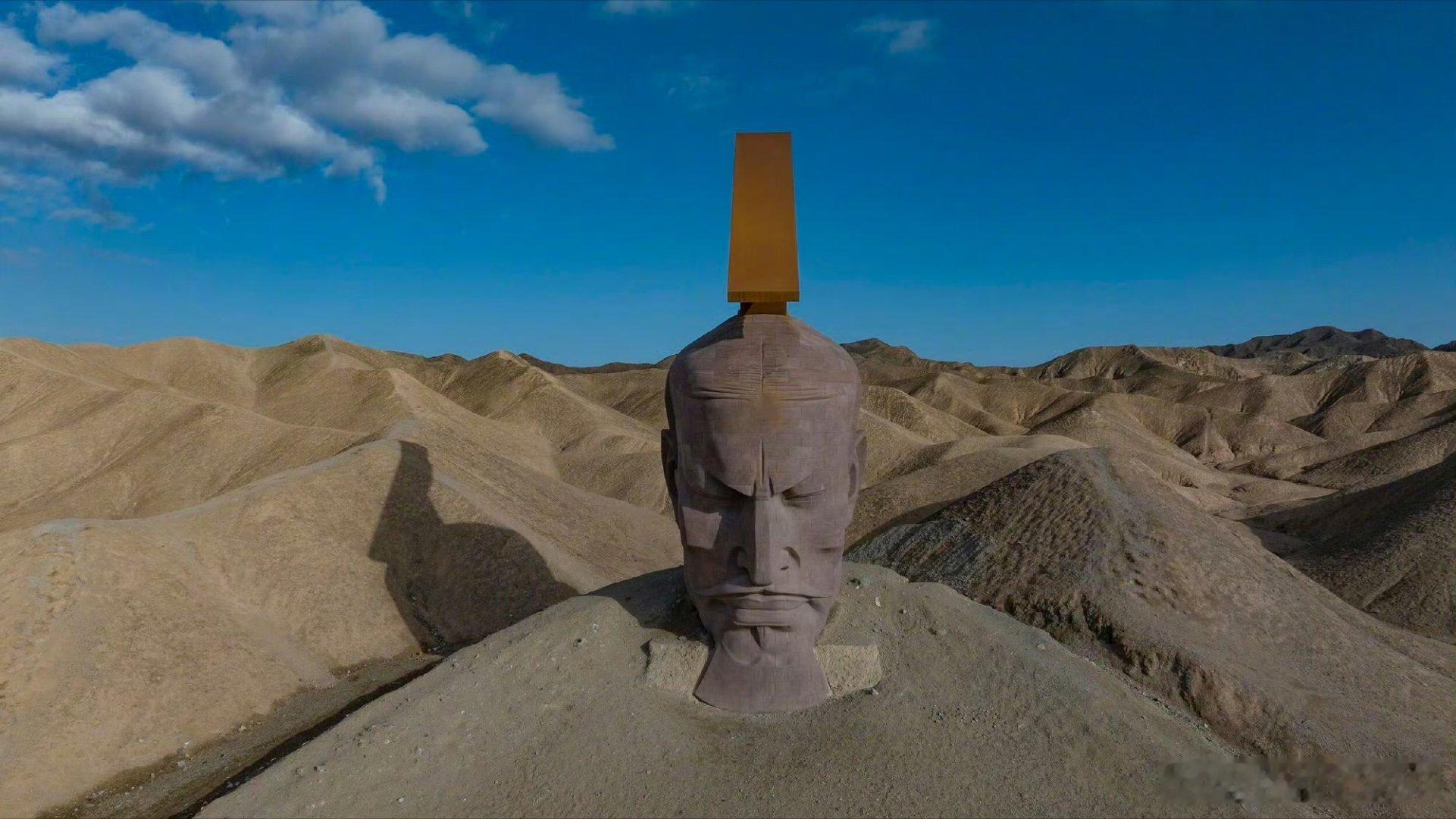 4A景区一雕像被指活埋汉武帝在曾经的河西走廊弄这么个雕像………