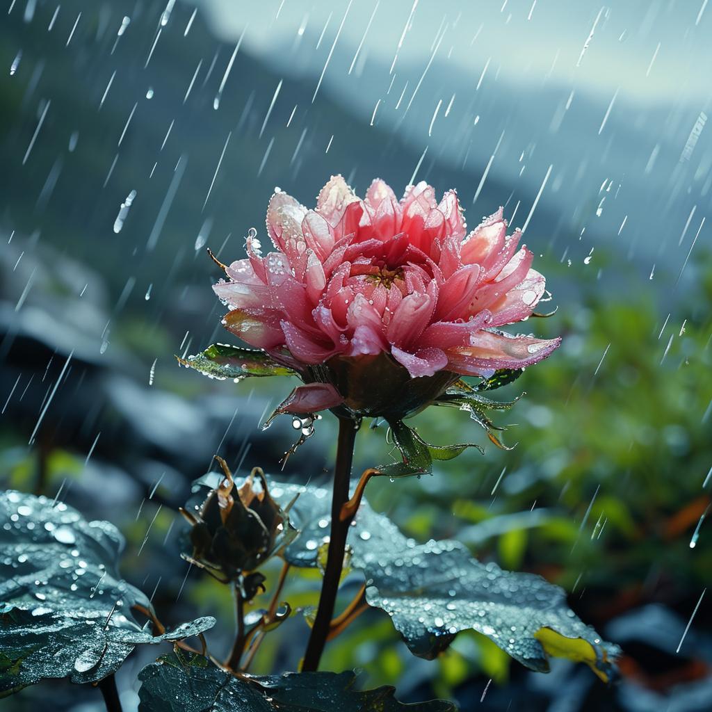 上联：绵绵细雨千般意，诚邀下联下联：悠悠碧水万重情。