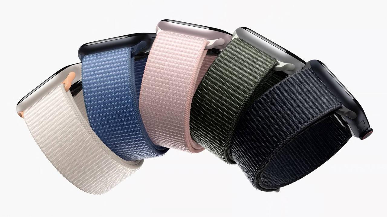 Apple Watch 运动回环表带也进行了重新设计，将使用 82% 的再生纱线