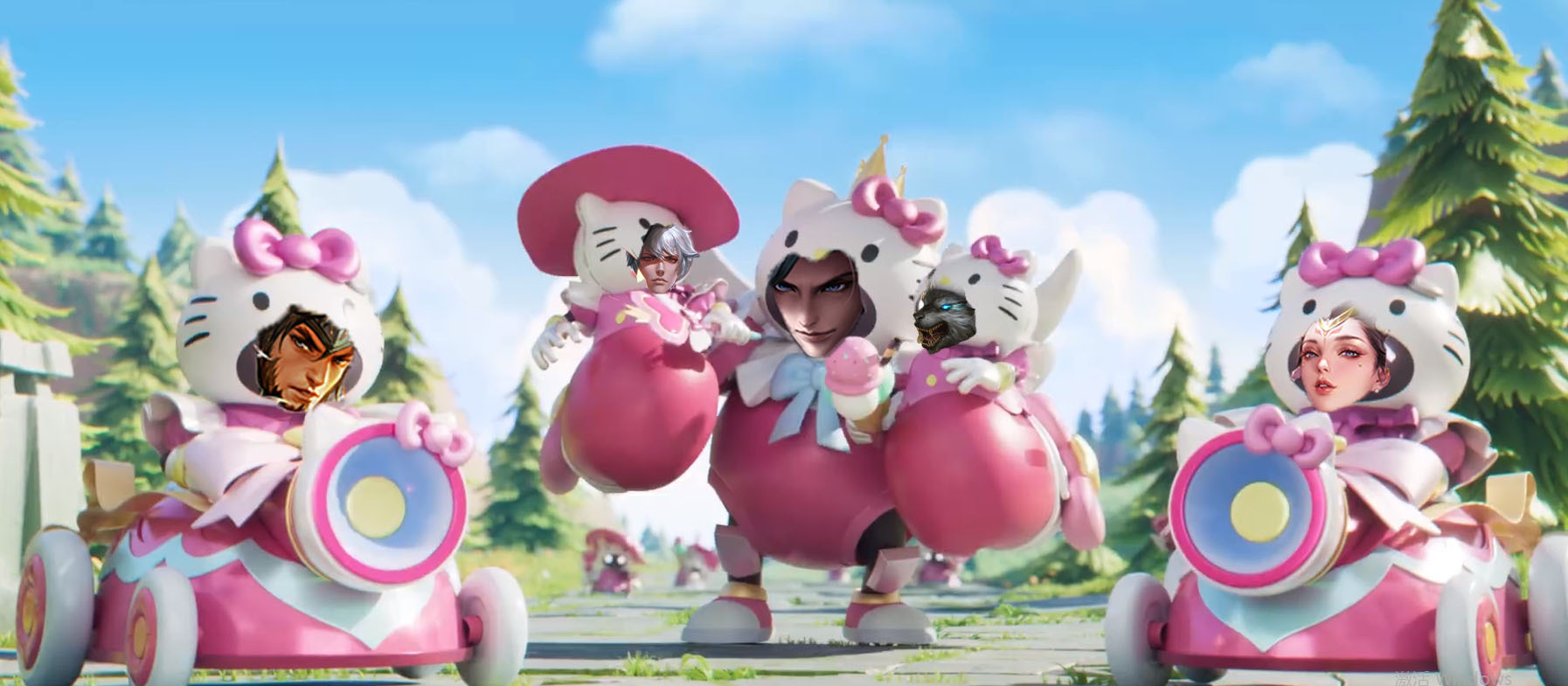 好耶，有新皮肤了[二哈]#王者荣耀##游戏233##王者小兵HelloKitty