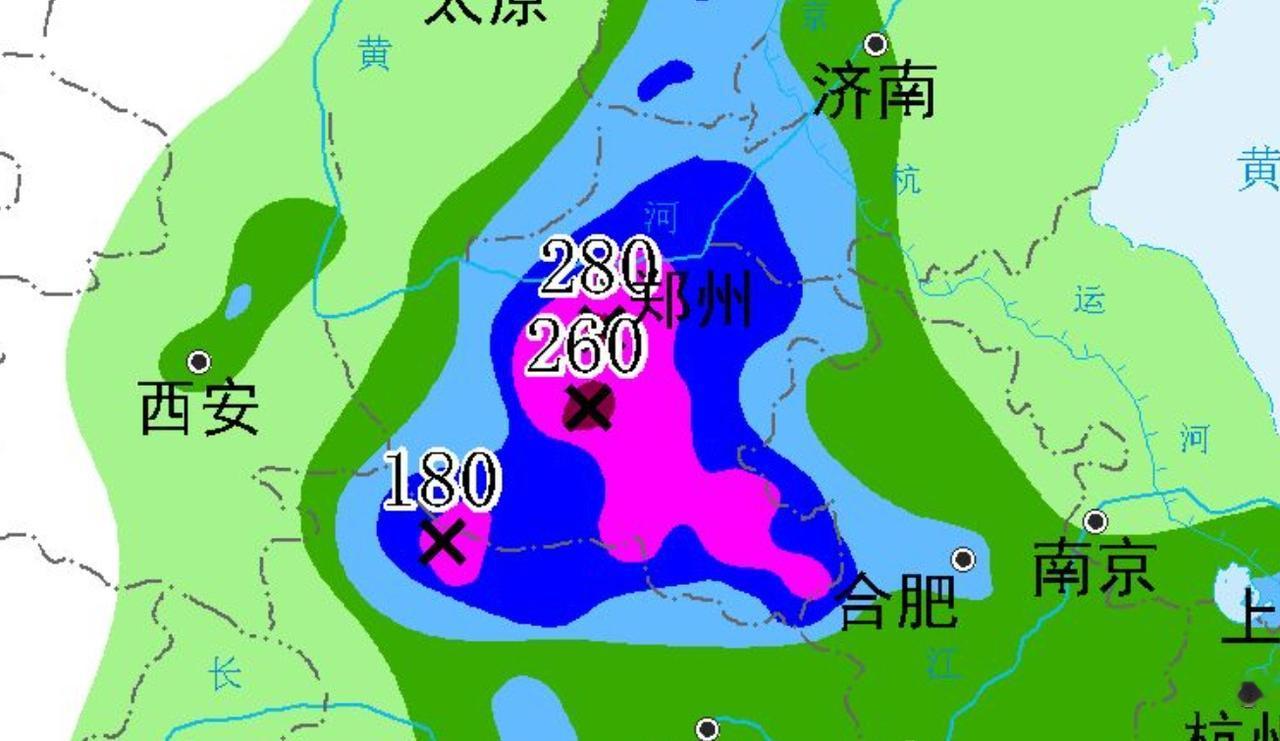 河南暴雨与前两天江浙沪暴雨如出一辙，暴雨经久不衰、范围非常稳定，从8月10日深夜