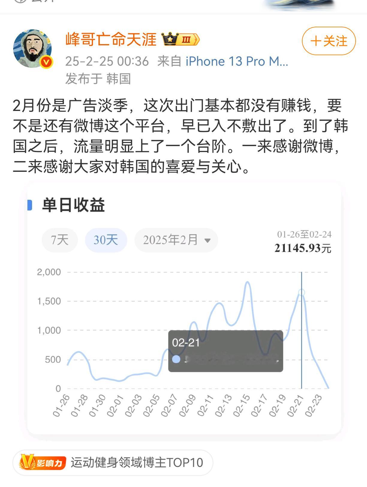 以此类推，陈岚和理记在这次事件的流量收入 